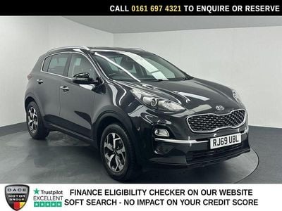 Begagnad Kia Sportage 130 HK (95 kW) 2020 Svart SUV