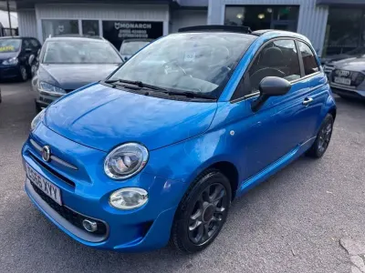 Begagnad Fiat 500C S 69 HK (50 kW) 2016 Blå Cab