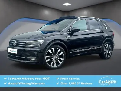 Begagnad VW Tiguan R-line 150 HK (110 kW) 2018 Svart SUV