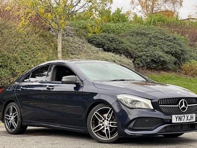 Used Mercedes CLA180 AMG line 122 HP (89 kW) 2017 Blue Sedan
