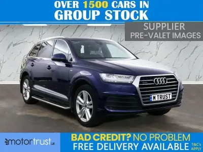 Używany Audi Q7 S-Line 218 KM (160 kW) 2018 Niebieski SUV