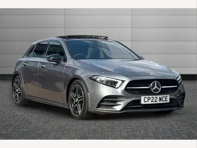 Used Mercedes A250 AMG Line Premium Plus 221 HP (162 kW) 2022 Grey Hatchback