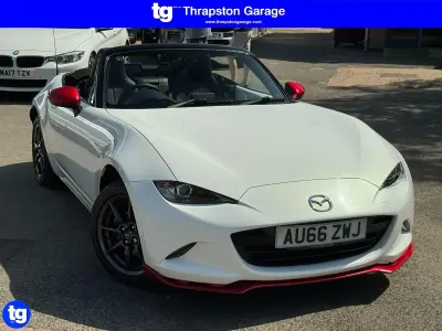 Used Mazda MX5 131 HP (96 kW) 2016 White Cabriolet