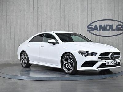 Used Mercedes CLA180 AMG line 136 HP (100 kW) 2022 White Sedan