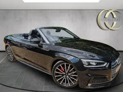 Used Audi A5 Cabriolet S-Line 190 HP (139 kW) 2020 Black Cabriolet