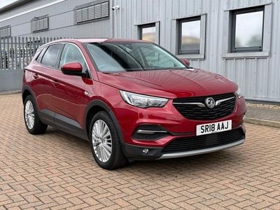 Used Vauxhall Grandland X Sport 120 HP (88 kW) 2018 Red SUV