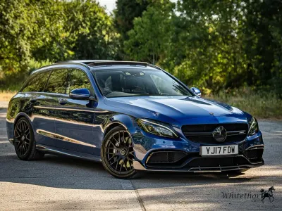 Used Mercedes C63 AMG Premium 2017 Blue Estate