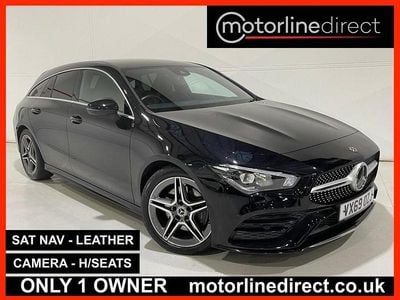 Used Mercedes CLA200 Shooting Brake AMG line 163 HP (119 kW) 2019 Black Estate
