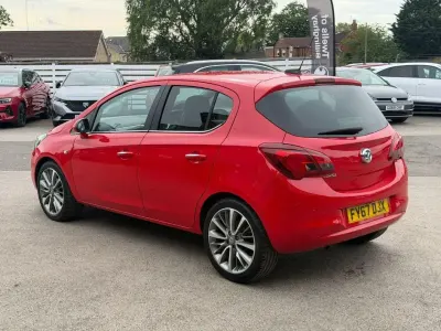 Used Vauxhall Corsa 89 HP (65 kW) 2017 Red Hatchback