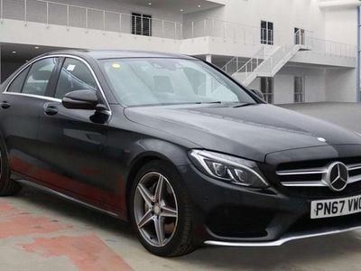 Black Used 2017 Mercedes C250 AMG line Sedan | £12,450 (Good price)