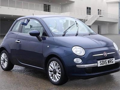 Blue Used 2015 Fiat 500 Lounge Hatchback | £4,295 (Good price)