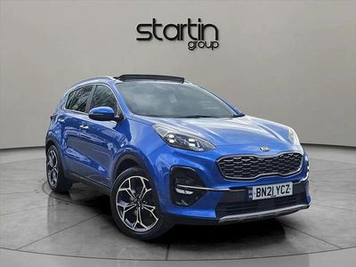 Used Kia Sportage GT-Line S 174 HP (127 kW) 2021 Blue SUV