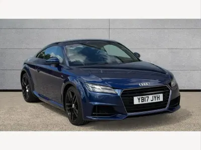 Used Audi TT S-Line 180 HP (132 kW) 2017 Blue Coupe