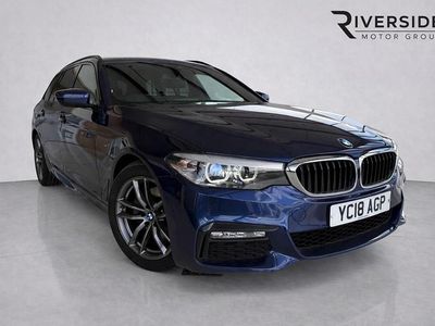 Used BMW 520 M Sport 190 HP (139 kW) 2018 Blue Estate
