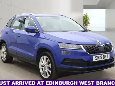 Gebraucht Skoda Karoq SE L 150 PS (110 kW) 2019 Blau SUV