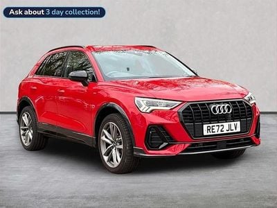 Begagnad Audi Q3 Black Edition 245 HK (180 kW) 2022 Röd SUV
