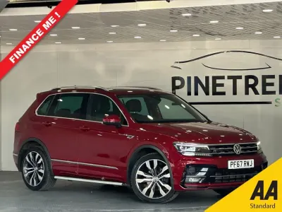 Used VW Tiguan R-line 150 HP (110 kW) 2018 Red SUV