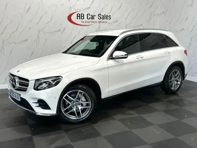 Used Mercedes GLC220 AMG line 170 HP (125 kW) 2018 White SUV