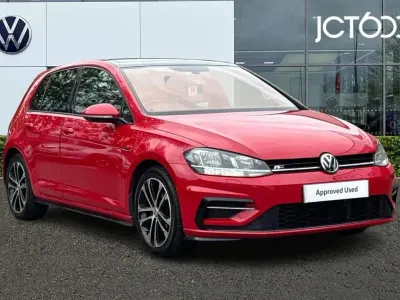 Used VW Golf VII R-line 150 HP (110 kW) 2019 Red Hatchback