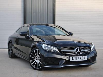 Black Used 2017 Mercedes C220 AMG line Coupe | £12,490 (Fair price)