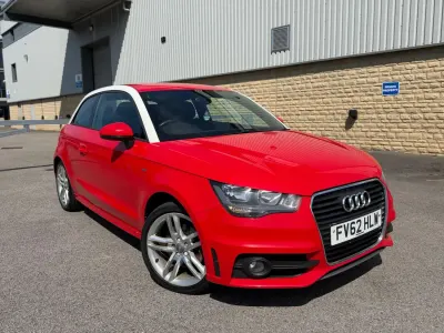 Used Audi A1 S-Line 105 HP (77 kW) 2012 Red Hatchback