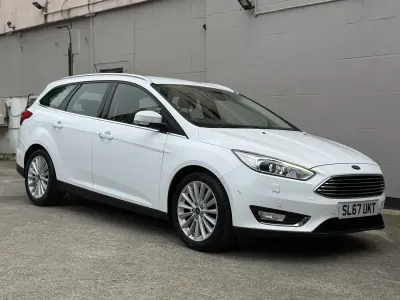 Used Ford Focus Titanium X 125 HP (91 kW) 2017 White Estate