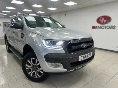 Begagnad Ford Ranger Wildtrack 200 HK (147 kW) 2016 Silver Pickup
