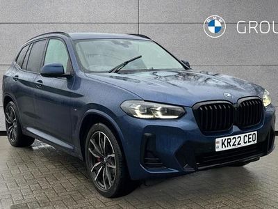 Blue Used 2022 BMW X3 M Sport SUV | £37,895 (Fair price)