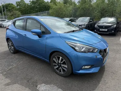 Used Nissan Micra Acenta 2018 Blue Hatchback