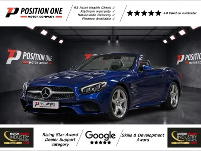 Käytetty Mercedes SL400 AMG line 367 HP (269 kW) 2016 Sininen Avoauto