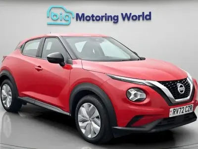 Used Nissan Juke Acenta 114 HP (83 kW) 2022 Red SUV
