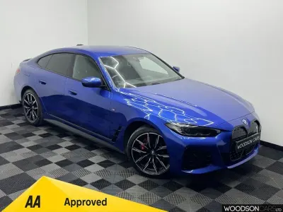 Used BMW i4 M Sport 250 kW (340 HP) 2022 Blue Sedan