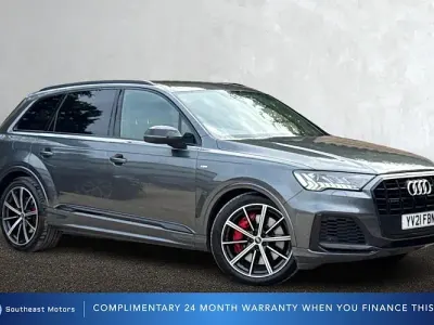 Used Audi Q7 Black Edition 381 HP (280 kW) 2021 Grey SUV