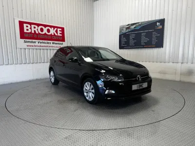 Used VW Polo Match 95 HP (69 kW) 2020 Black Hatchback