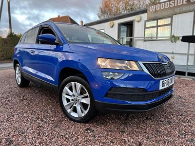 Used Skoda Karoq SE Technology 115 HP (84 kW) 2018 Blue SUV