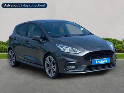Usado Ford Fiesta ST-Line 100 HP (73 kW) 2018 Cinzento Citadino