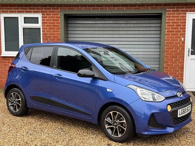 Used Hyundai i10 GO! 66 HP (48 kW) 2018 Blue Hatchback