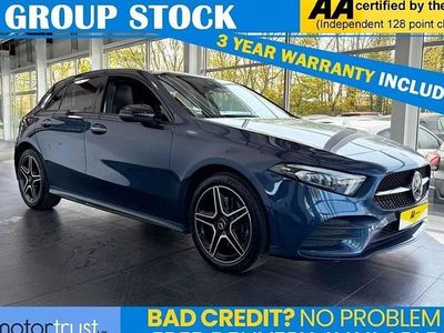Blue Used 2022 Mercedes A250 AMG Line Premium Plus Hatchback | £16,000 (Fair price)