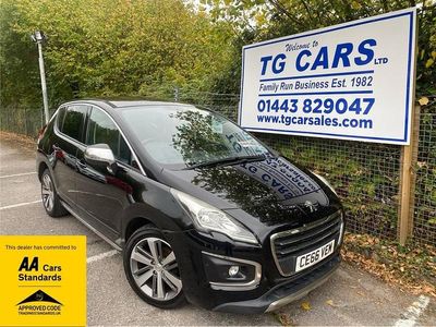 Black Used 2016 Peugeot 3008 Allure Hatchback | £5,995 (Fair price)