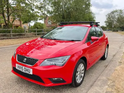 Used Seat Leon SE 110 HP (80 kW) 2015 Red Hatchback