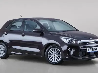 Used Kia Rio 100 HP (73 kW) 2018 Brown Hatchback