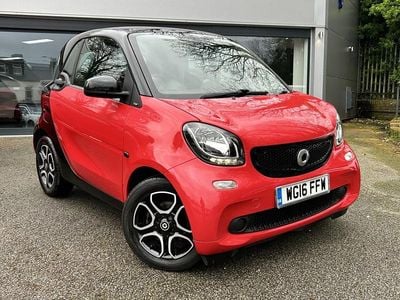 Used Smart ForTwo Coupé Prime 90 HP (66 kW) 2016 Red Coupe