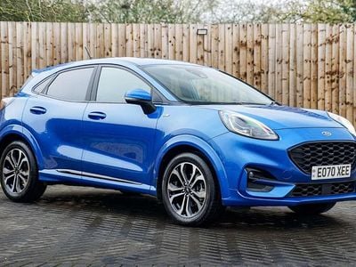Blue Used 2020 Ford Puma ST-Line Hatchback | £12,995 (Fair price)