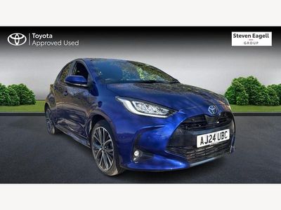 Used Toyota Yaris Hybrid 2024 Blue Hatchback