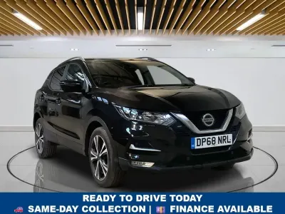 Used Nissan Qashqai N-Connecta 115 HP (84 kW) 2018 Black SUV
