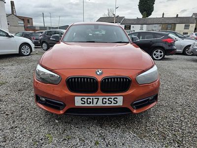 Used BMW 118 Sport Line 2017 Orange Hatchback