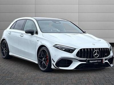 Used Mercedes A45 AMG 421 HP (309 kW) 2023 Digital white Hatchback