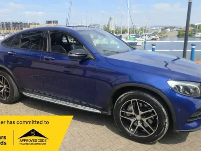 Used Mercedes GLC250 AMG line 2016 Blue SUV