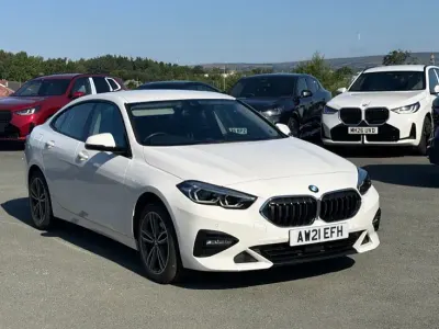 Used BMW 218 Gran Coupé Sport Line 134 HP (98 kW) 2021 White Coupe