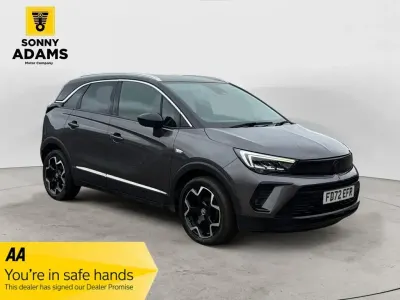 Used Vauxhall Crossland Ultimate 110 HP (80 kW) 2022 Grey SUV